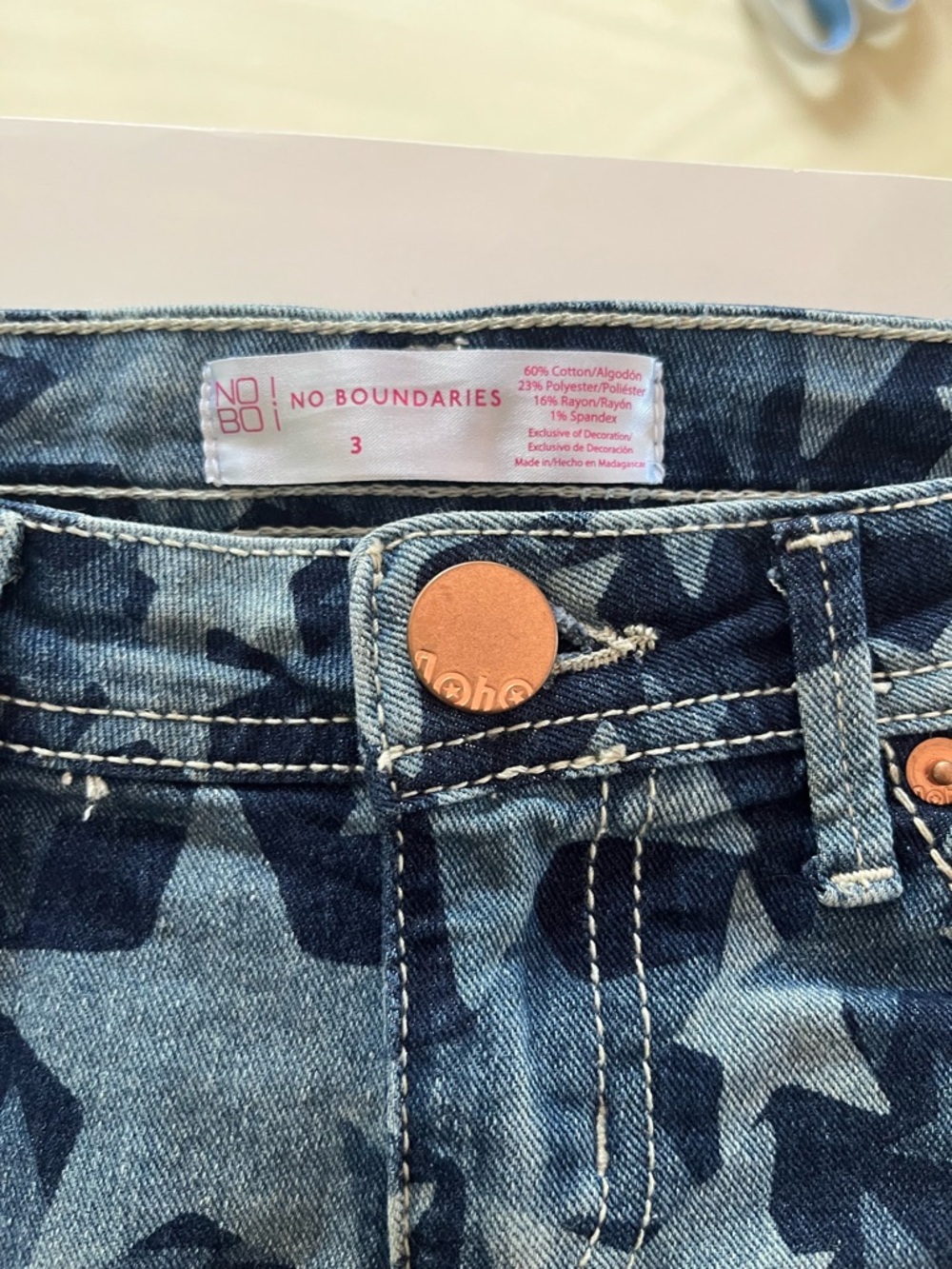 Patriotic Jean Low Rise Shorts Bundle Jrs Sz 3 - Picture 2 of 7